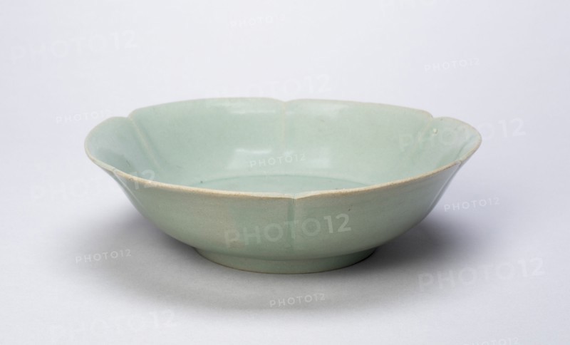Shallow Foliate Bowl, Korea, Goryeo dynasty (918-1392), 12th century. Creator: Unknown.