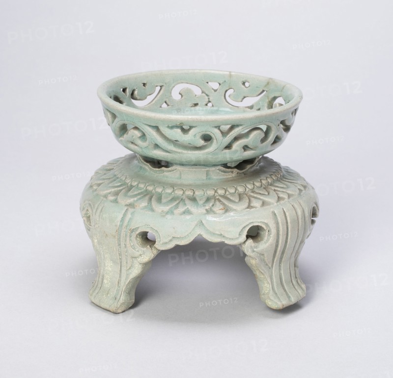 Quatrefoil Cup Stand, Korea, Goryeo dynasty (918-1392), mid-12th century. Creator: Unknown.