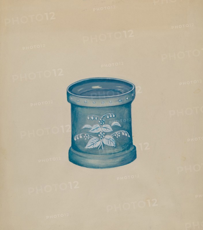 Powder Box, c. 1936. Creator: Florence Stevenson.