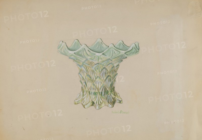 Vase, c. 1936. Creator: Robert Stewart.