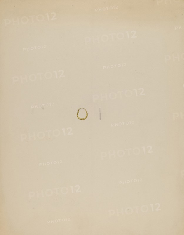 Child's Earring, c. 1936. Creator: Isidore Steinberg.
