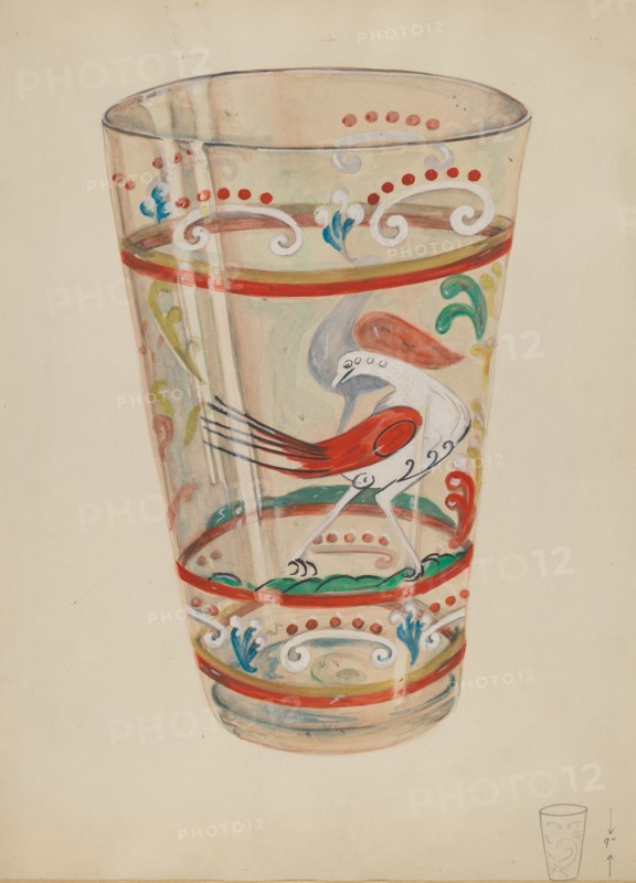 Vase, c. 1936. Creator: Ella Josephine Sterling.