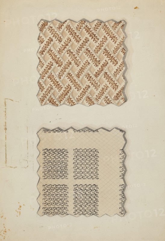 Vest Material, c. 1936. Creator: Robert Stewart.