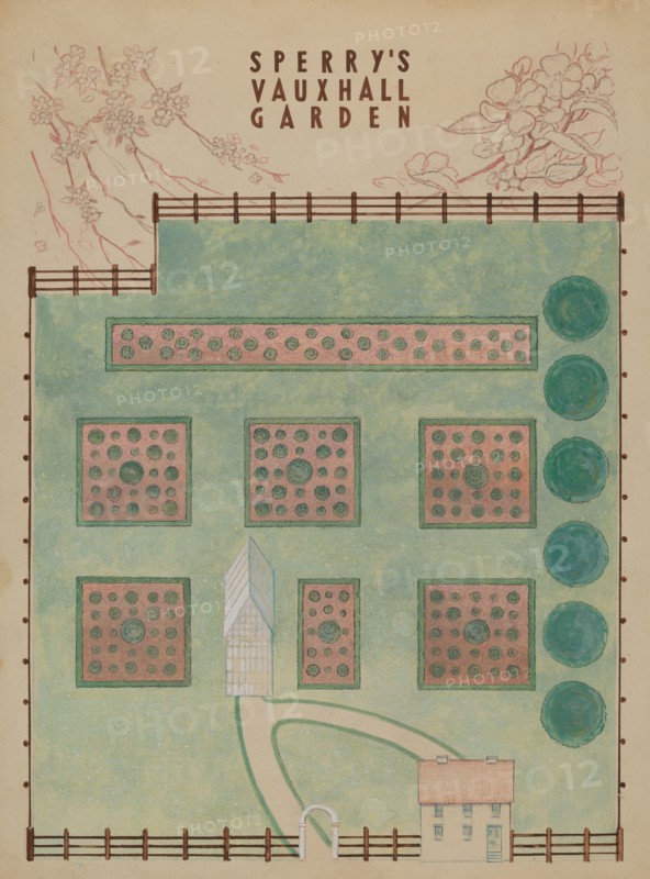 Sperry Gardens, c. 1936. Creator: George Stonehill.