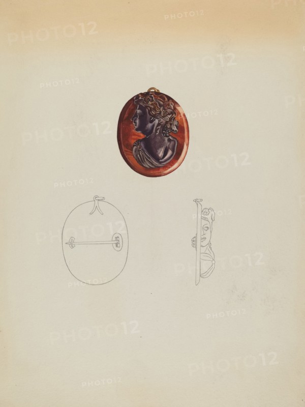 Brooch, c. 1937. Creator: Isidore Steinberg.