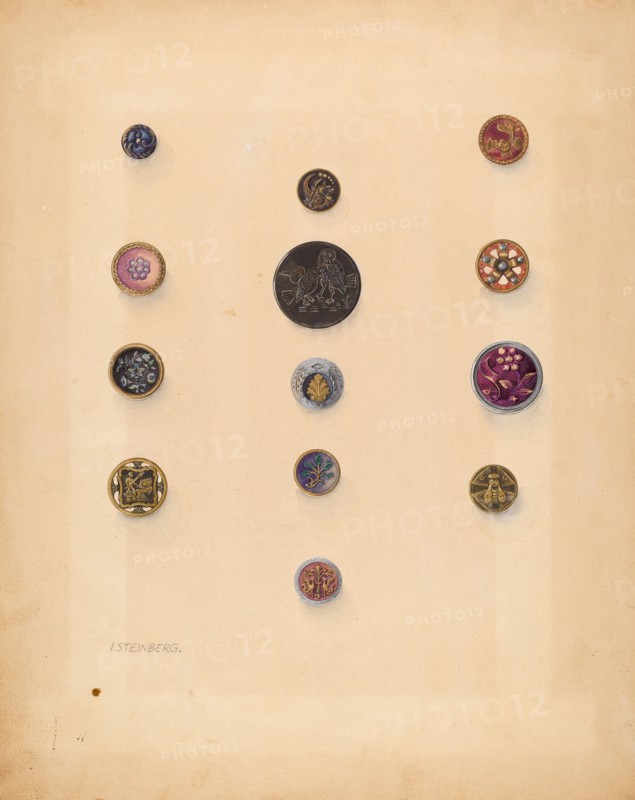 Buttons, c. 1937. Creator: Isidore Steinberg.