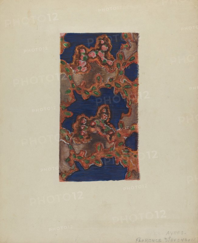 Glazed Chintz, c. 1937. Creator: Florence Stevenson.