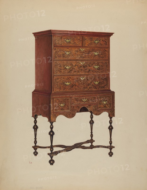 Highboy, c. 1938. Creator: Charles Squires.