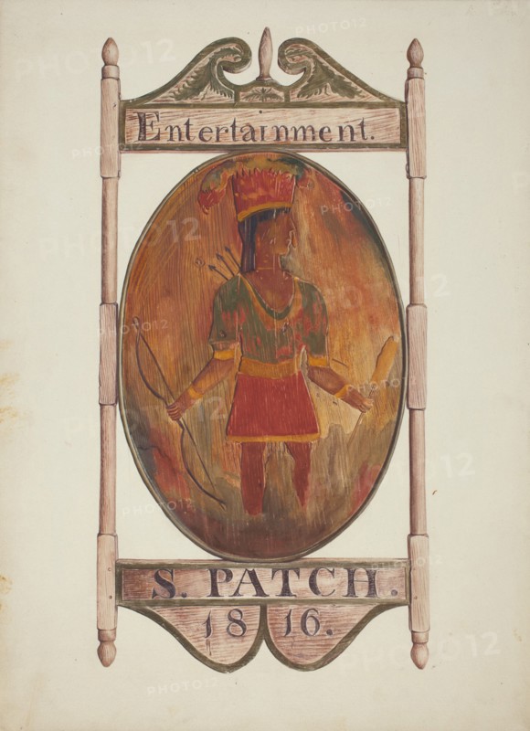 Tavern Sign, c. 1938. Creator: Alice Stearns.
