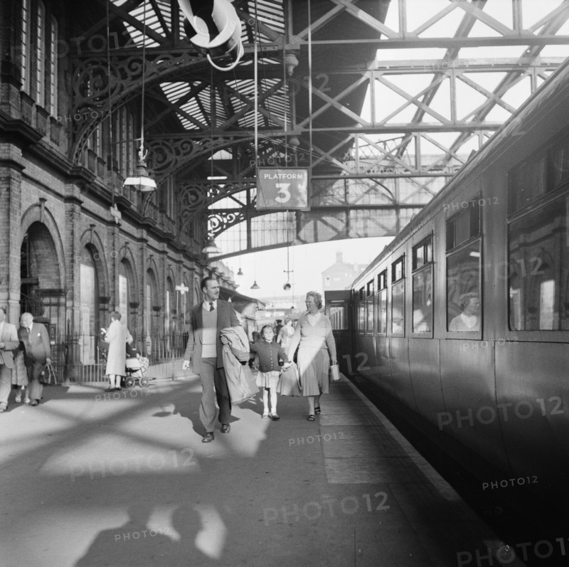 Bournemouth Central Station, Bournemouth, Hampshire, 23/06/1956. Creator: John Laing plc.