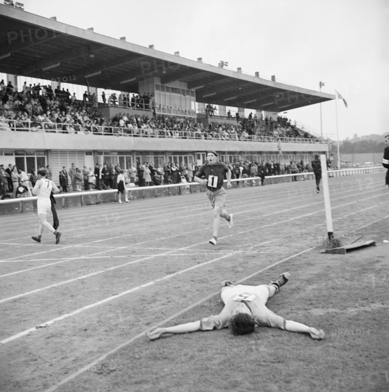 Copthall Stadium, Hendon, Barnet, London, 25/06/1966. Creator: John Laing plc.