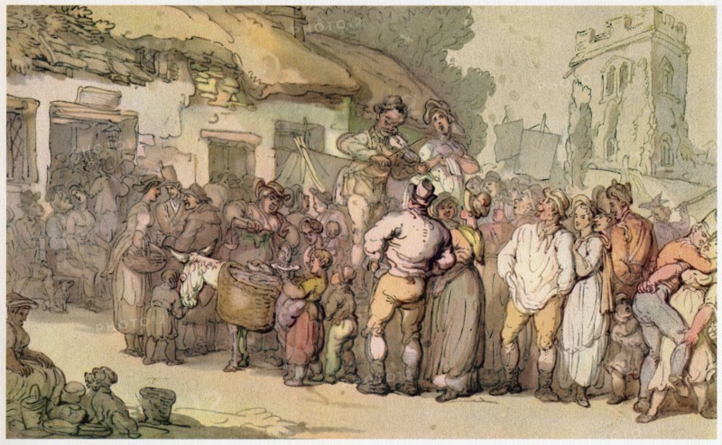The Village Fair, c1780-1825. Creator: Thomas Rowlandson.
