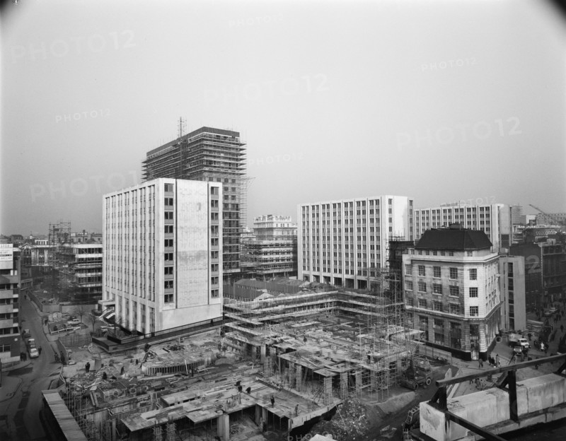 Paternoster Square, City of London, 16/01/1964. Creator: John Laing plc.