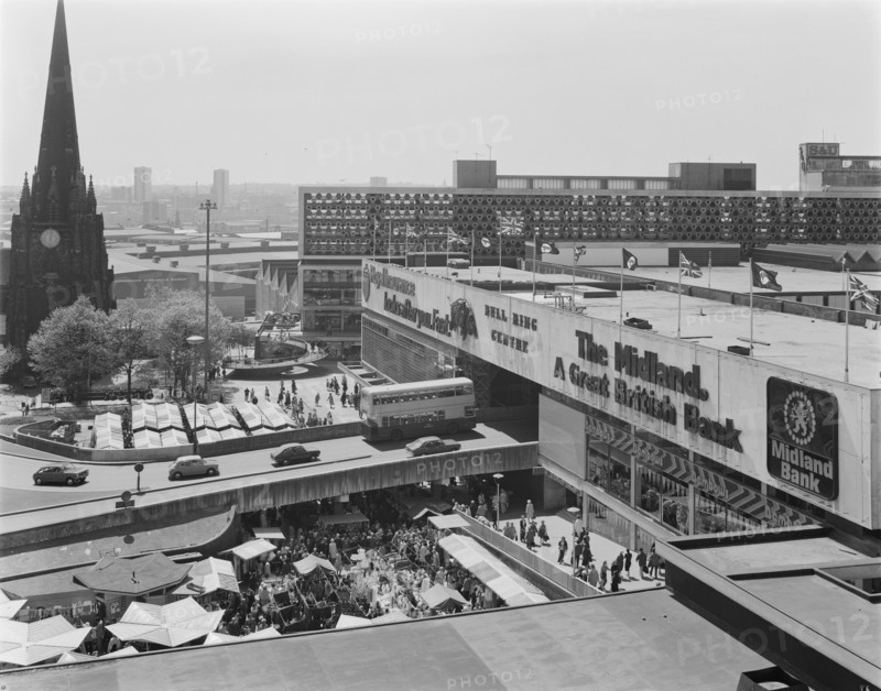 Bull Ring Centre, Birmingham, 10/06/1977. Creator: John Laing plc.
