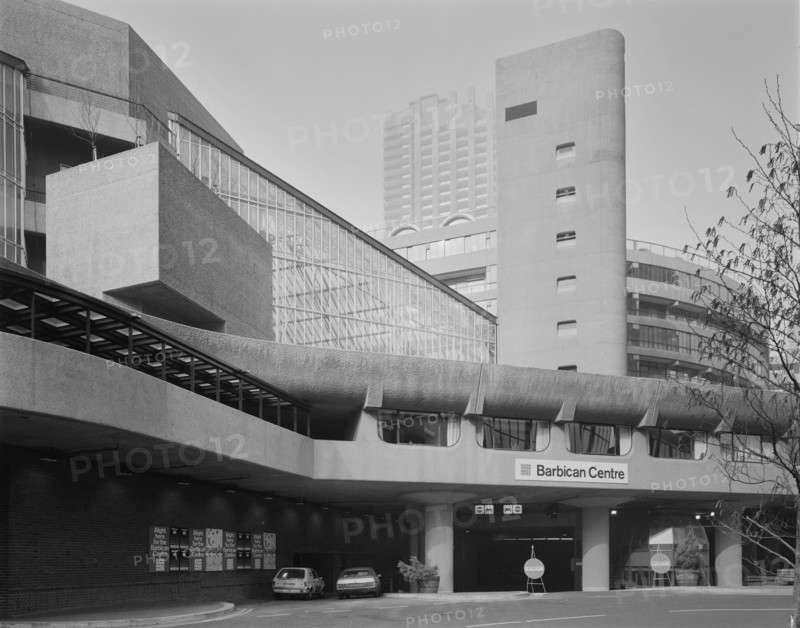 Barbican Centre, Silk Street, City of London, 01/03/1982. Creator: John Laing plc.