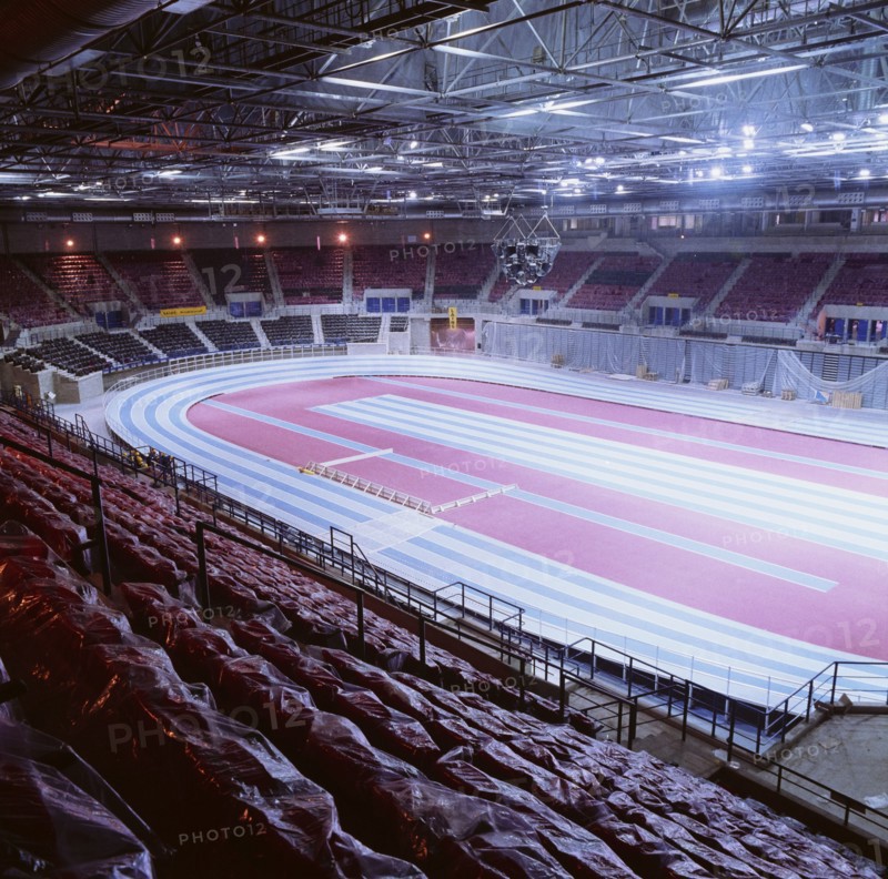 National Indoor Arena, King Edwards Road, Birmingham, c July 1991. Creator: John Laing plc.