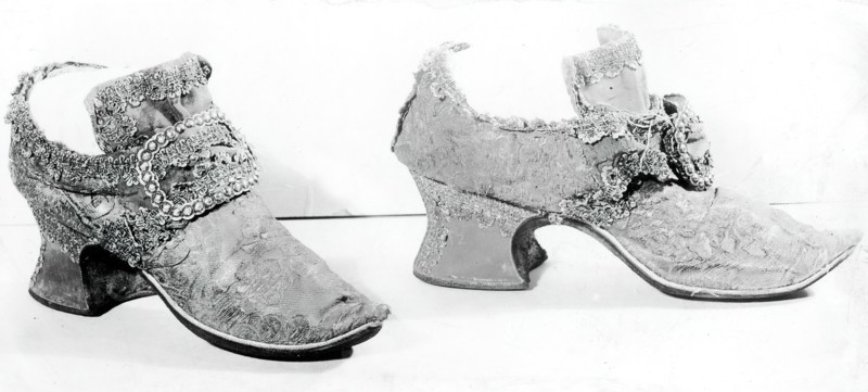 Pair of Shoes, England, 1720s/40s.
