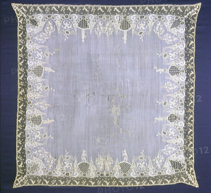 Handkerchief, England, 18th century.
