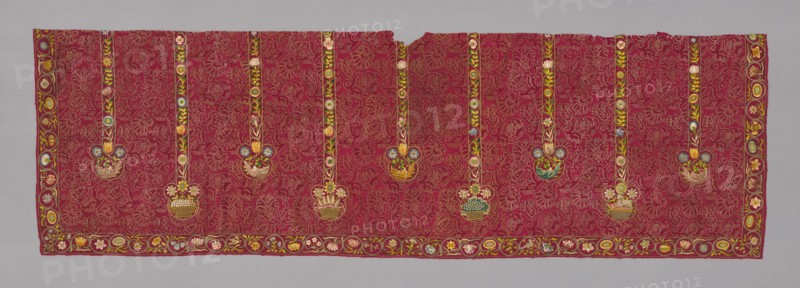 Panel (Showing Symbols of the Four Seasons), France, 17th century.