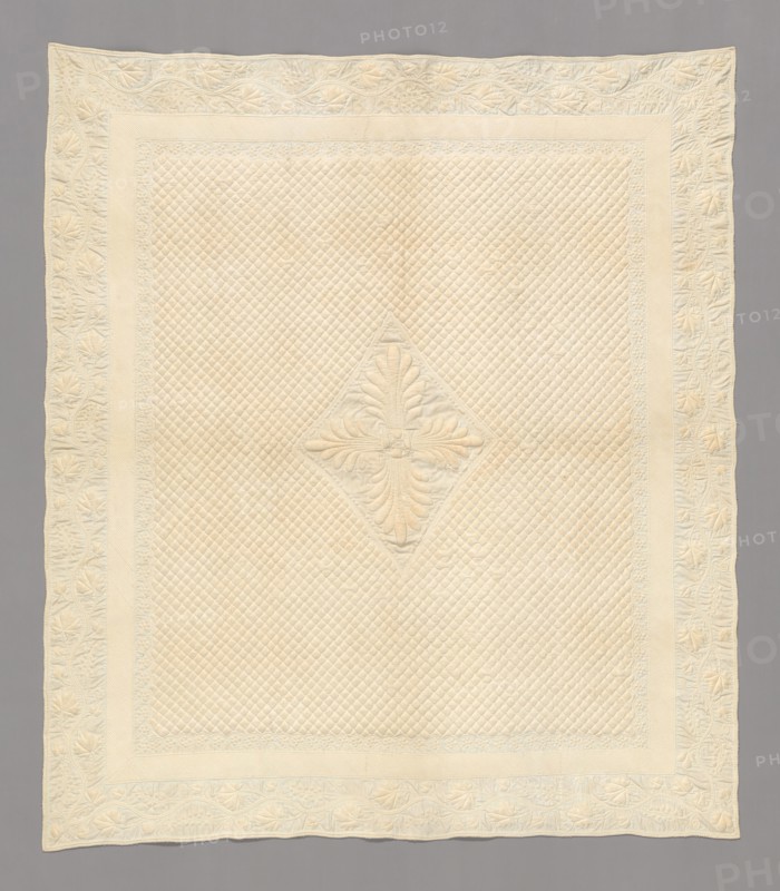 Bedcover, France, 1825/75.