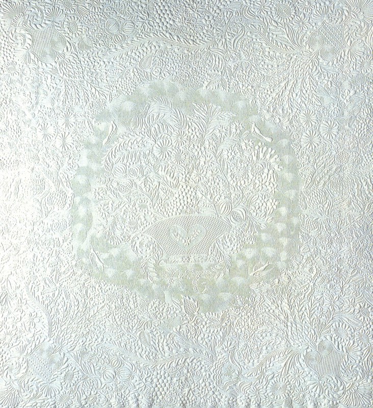 Bedcover, France, 1825/50.