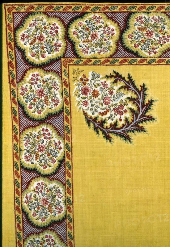 Handkerchief, France, c. 1870.