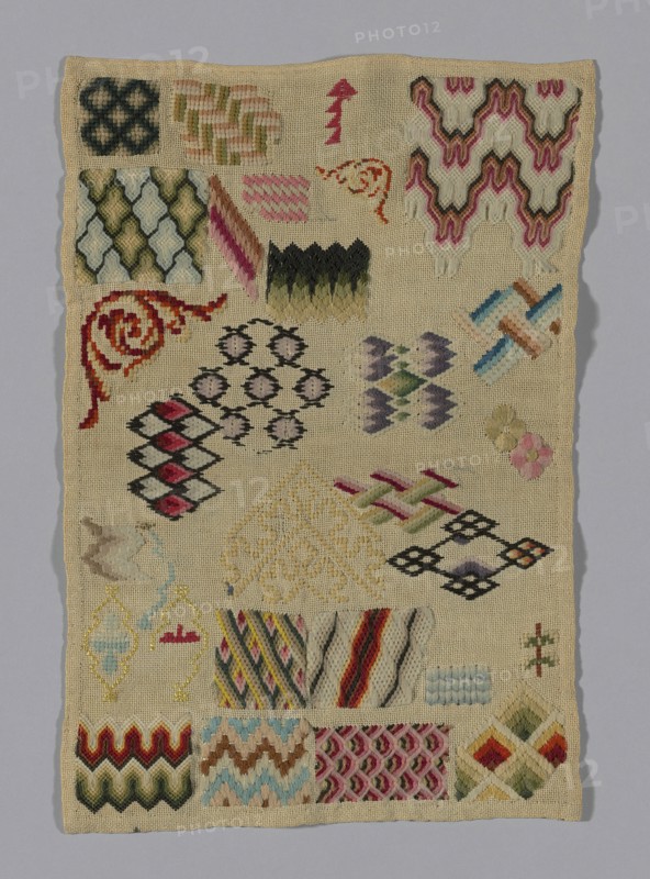 Sampler, France, 18th/19th century.