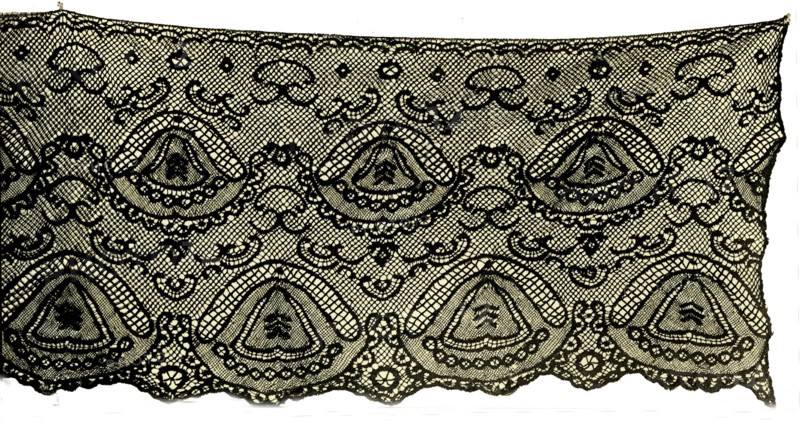 Flounce, France, 1875/1900.