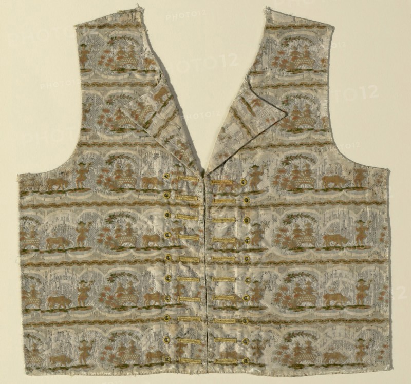 Portion of a Waistcoat (Front), France, 1775/1800.