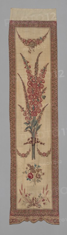 Curtain for Bed Set, France, 18th century.
