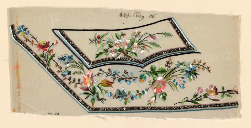 Salesman's Sample (Waistcoat Pocket), France, 1780/90.