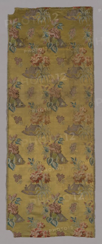 Panel (Dress Fabric), France, 1701/25.