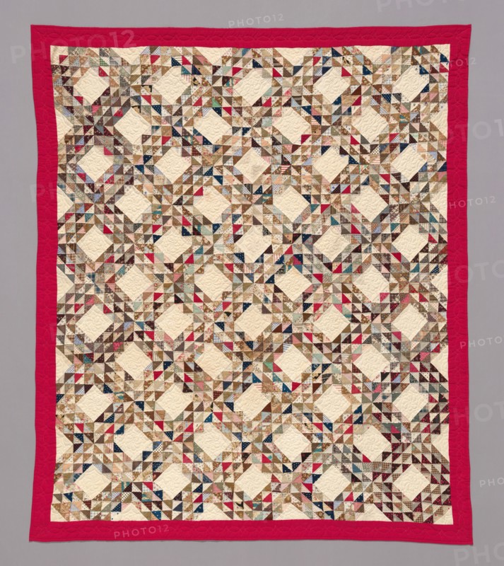 Bedcover ("Ocean Wave" Quilt), United States, c. 1883.
