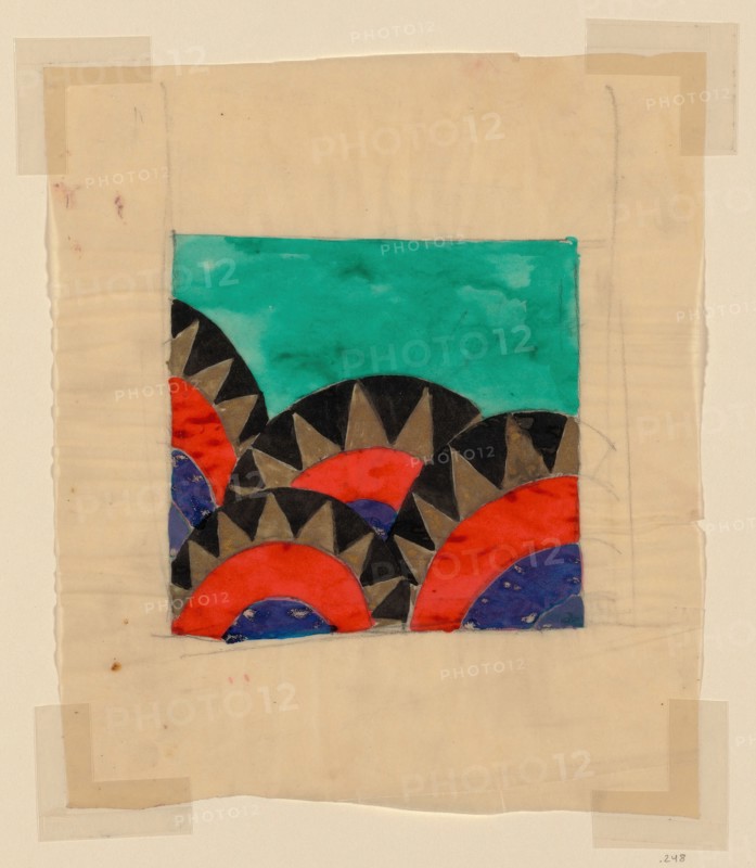 Design for a Textile or Wallpaper, Austria.