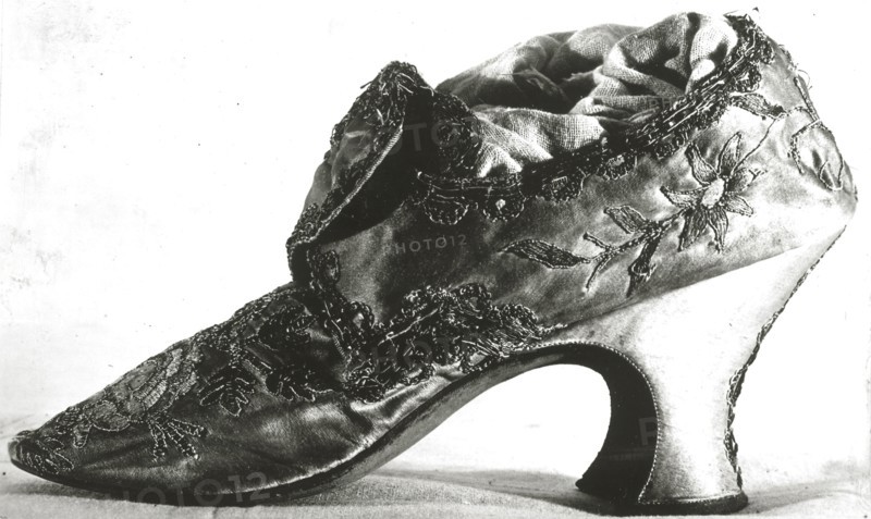 Shoe (Single), England, 1770s.
