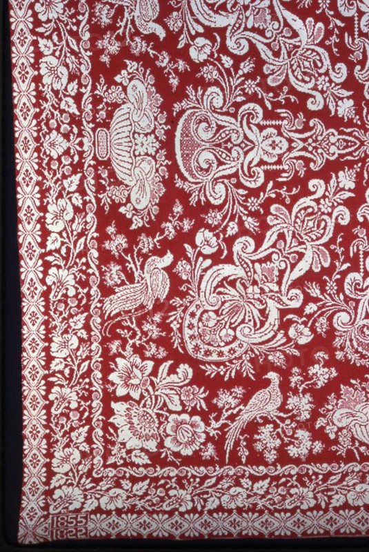 Coverlet, New York, 1855.