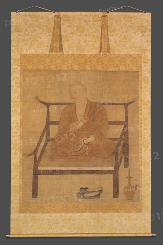 Portrait of Kobo Daishi (Kukai), 14th century.