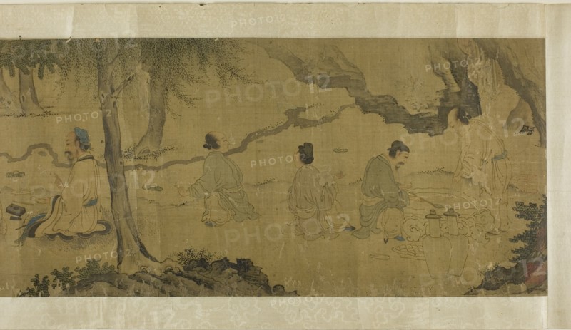 The Orchid Pavilion Gathering, Qing dynasty (1644-1911), 19th century.