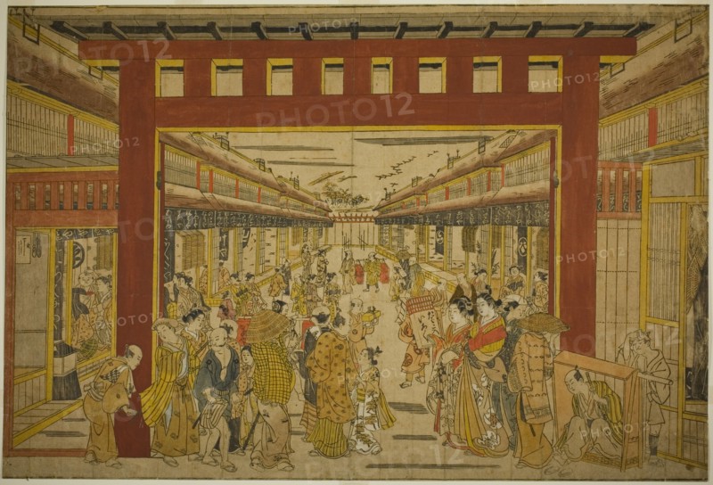 Nakanocho in the Yoshiwara, n.d.