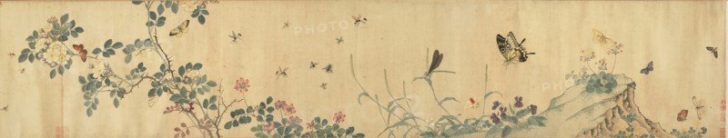 Flowers and Insects, Qing dynasty (1644-1911), reign of Kangxi (1662-1722) ??.