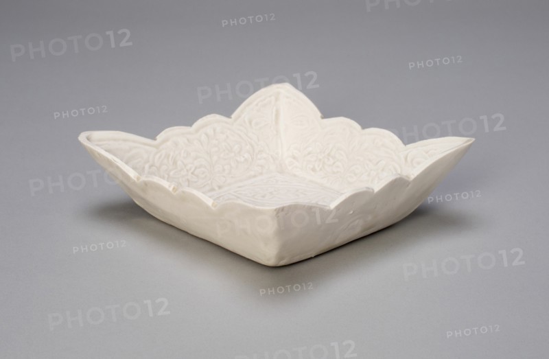 Foliate Square Dish, Liao dynasty (907-1124), late 10th century.