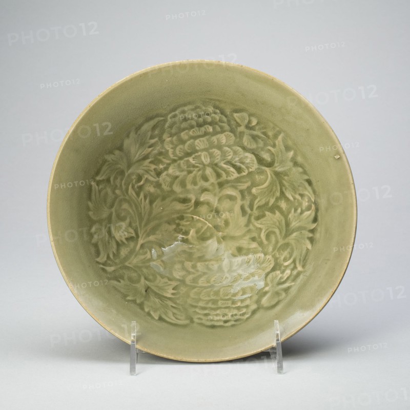 Conical Bowl with Peony Scroll, Jin dynasty, (1115-1234), early 12th century.