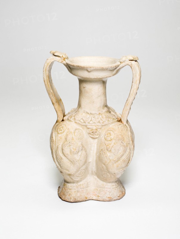 Double-Bodied Amphora Vase, Sui dynasty (581-618).