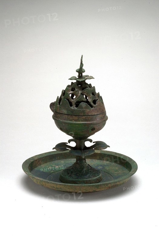 Mountain-Shaped Incense Burner (Boshan Xianglu), Han dynasty (206 B.C.-A.D. 220), 1st century B.C./A.D.