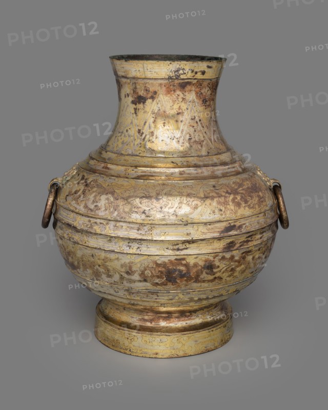 Jar (hu or zhong), Western Han dynasty (206 B.C.-A.D.9).