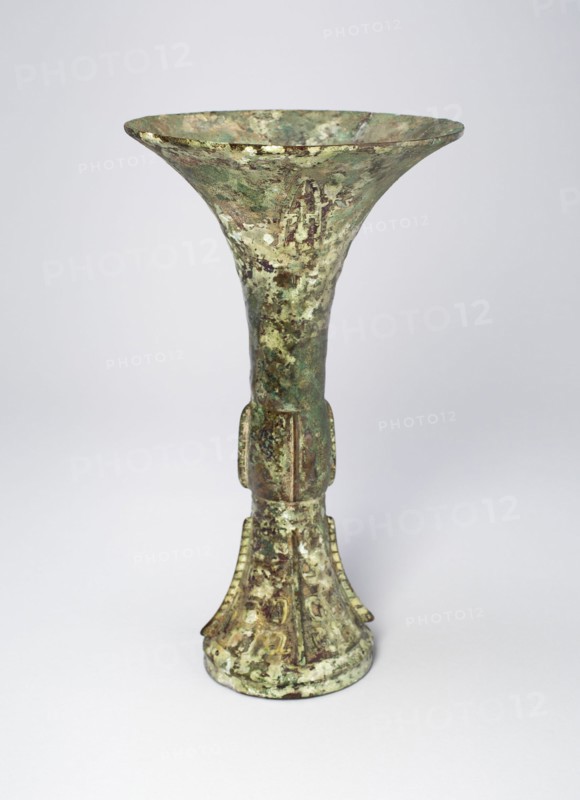 Beaker, Shang dynasty (c. 1600-1050 B.C.).