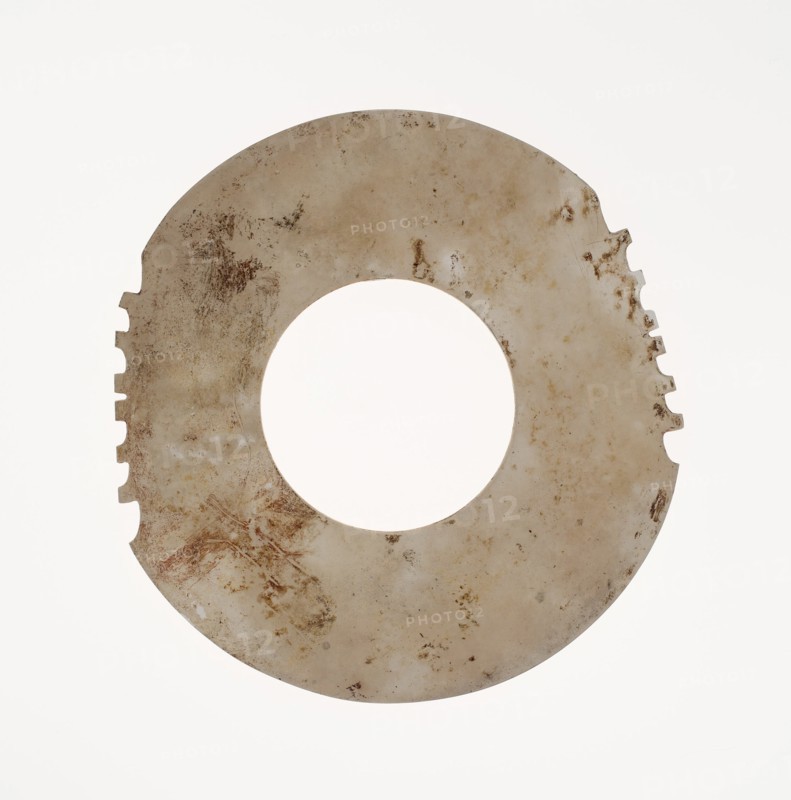 Notched Disc, Shang dynasty (c. 1600-1046 B.C.).