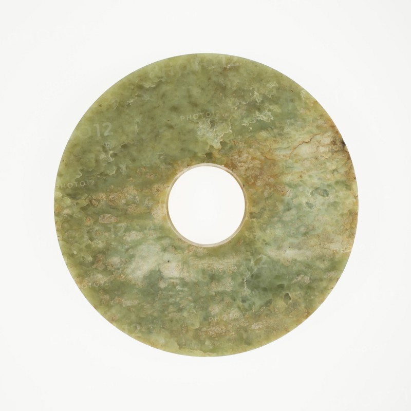 Disc (bi), Neolithic period, Liangzhu culture, c. 3000/2000 B.C.