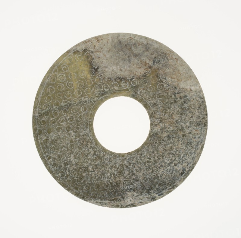 Disc (bi), Eastern Zhou period or Western Han dynasty, 3rd/2nd century B.C.