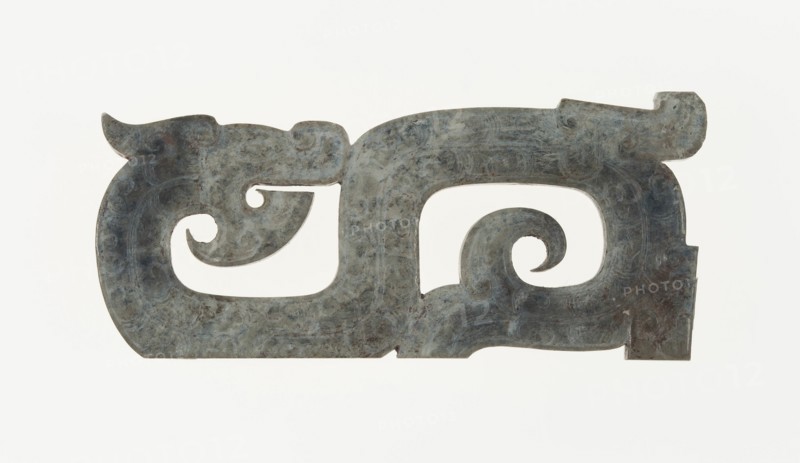 Dragon Plaque, Eastern Zhou dynasty, (c. 770-256 B.C.), c. 4th century B.C.